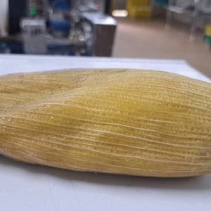 Envuelto de Mazorca tierna con queso Campesino.